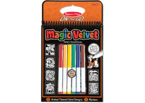 Melissa & Doug - On The Go - Magic Velvet - Animal Scenes
