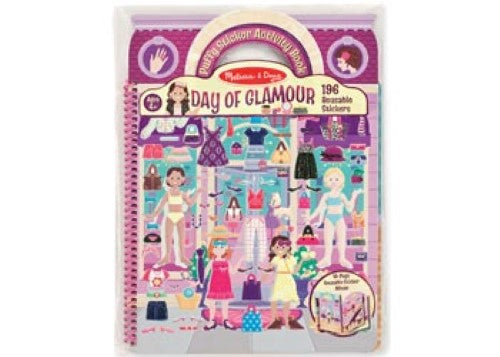 Melissa & Doug - Reusable Puffy Sticker Activity Book - Day of Glamour