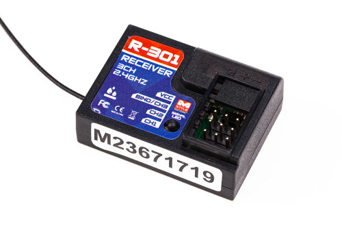 Radio Control - Rx: R-301 3Ch 2.4GHZ