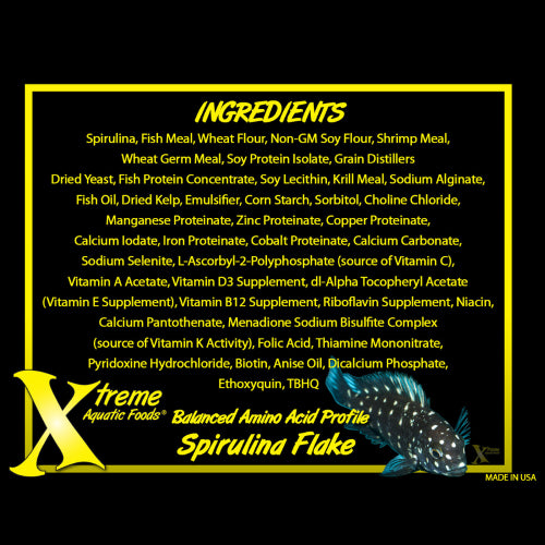 Aquatic Food Xtreme Spirulina Flake 28g