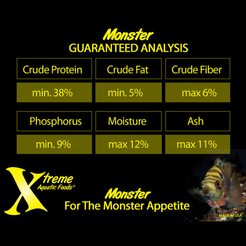 Aquatic Food Xtreme Monster 9mm Pellet 249g