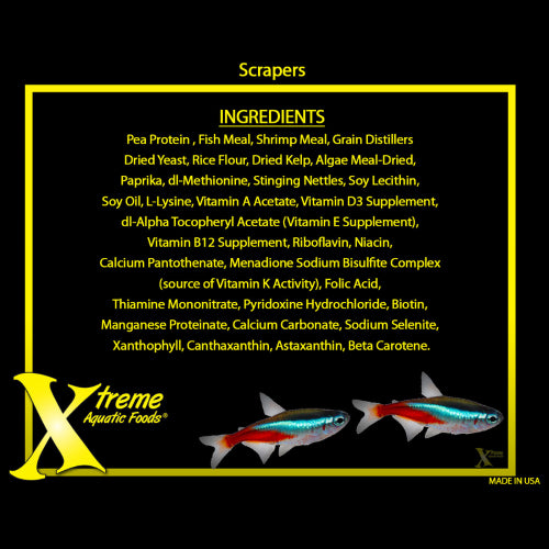 Aquatic Food Xtreme Scrapers 14mm Wafer 510g