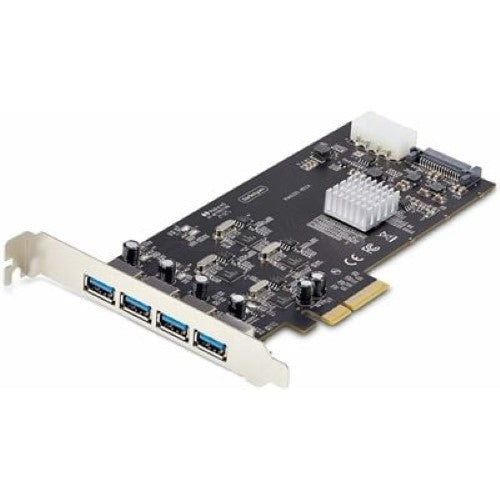 StarTech.com 4-Port USB-A PCIe Card USB 3.2 5Gbps (P5Q4A-USB-CARD)