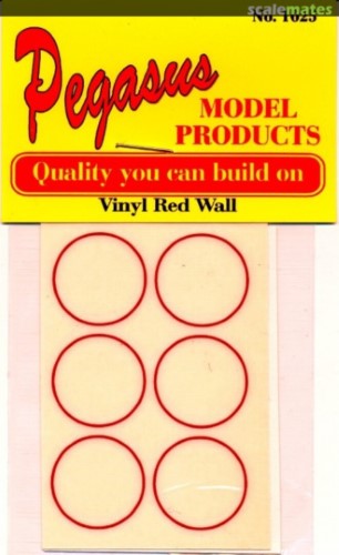 Plastic Kitset - 1/25 T: Redwalls Thin (12)