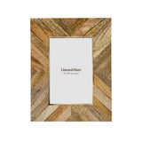 Photo Frame  - SUNBURST MANGO WOOD FRAME 4X6"