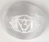 Palm Stone - Selenite Chakra (Set of 50 Assorted)