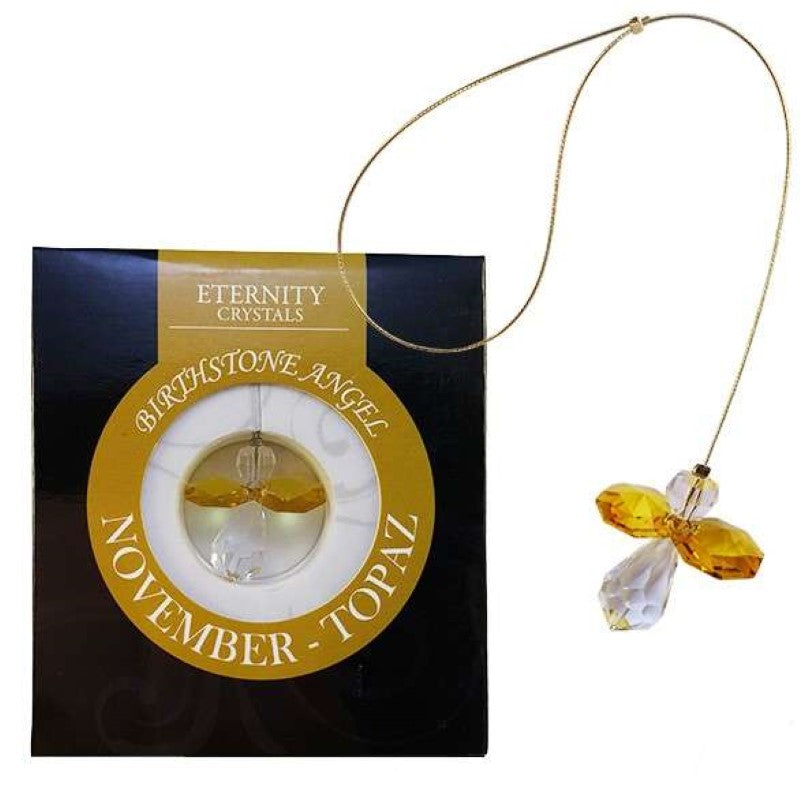 Birthstone Suncatcher - Eternity Crystals Nov 10.2 x 7 x 1.6cm (Set of 2)