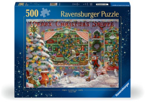 Ravensburger - The Christmas Shop Puzzle 500p