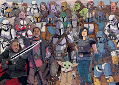Ravensburger - Star Wars: Mandalorian Challenge 1000 Pc