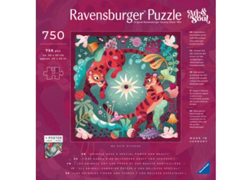 Ravensburger - Animal Sprint Art&Soul Puzzle 750pSQ