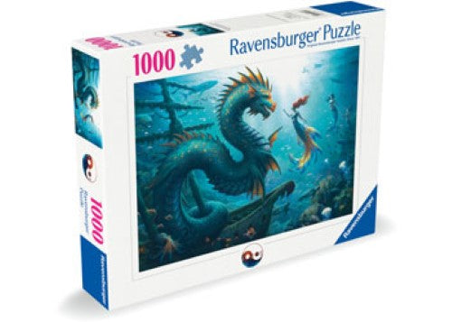 Ravensburger - Enchanted Depths: Dragon, Mermaid, 1000p