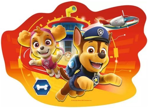 Ravensburger - Paw Patrol Pups Away Shaped Puzzle 24p