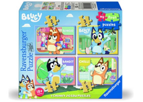 Ravensburger - Bluey My First 4 In A Box 2/3/4/5p
