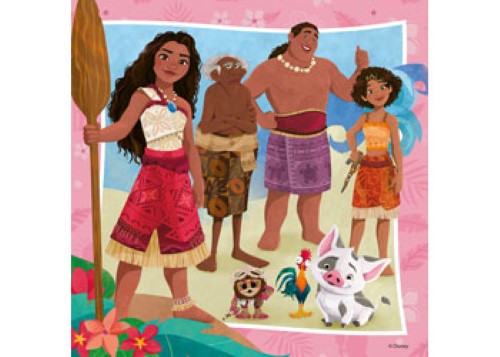 Ravensburger - Moana 2 Off To New Advenstures 3x49 Pc