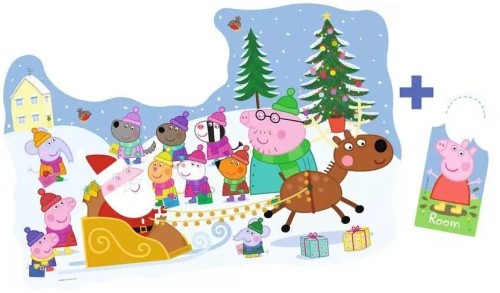 Ravensburger - Peppa Pig Christmas Shaped 24p