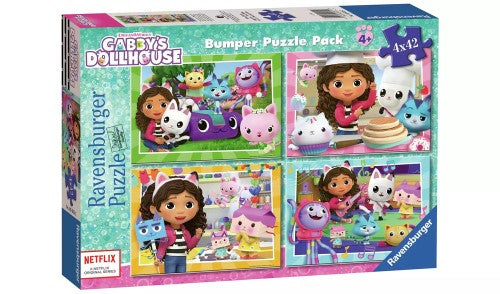 Ravensburger - A-Meow-Mazing Adventures! Bumper Pck 4x42p