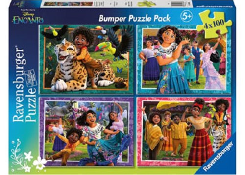 Ravensburger - Disney Shoes Off Magic On! 4x100p