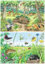 Ravensburger - Animals In Forest 2x12p