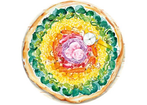 Ravensburger - Pizza Circle Puzzle 500pC