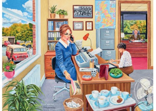 Ravensburger - Happy Days No 6 Work Day Memories 4x500p