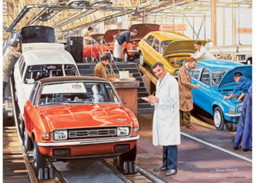 Ravensburger - Happy Days No 6 Work Day Memories 4x500p