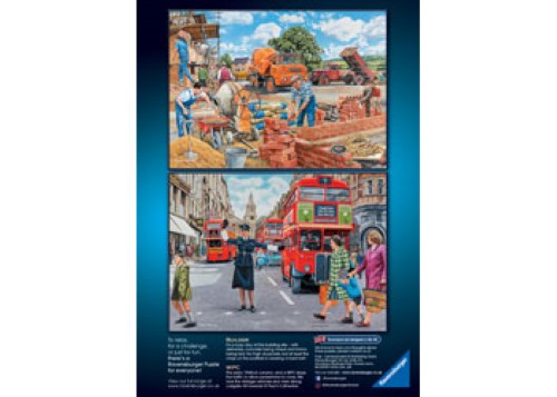Ravensburger - Happy Days No 6 Work Day Memories 4x500p