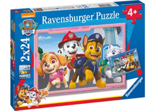 Ravensburger - Paw Patrol Little Dogs Big Heroes 2x24p
