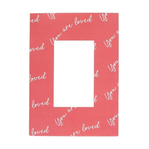 You Are Loved Heart Necklace Greeting Card