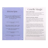 Set of 12 Stress Less Unscented Spell Candles