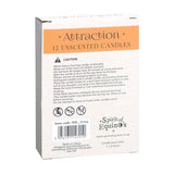 Set of 12 Attraction Unscented Spell Candles