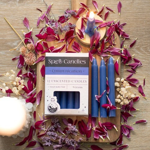 Set of 12 Communication Unscented Spell Candles
