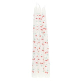 Set of 3 Heart Cherry Taper Candles