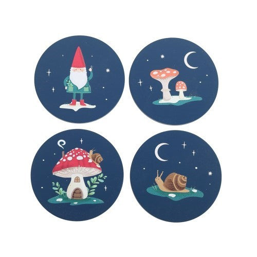 Gnome Sweet Gnome Coaster Set of 4