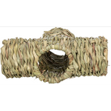Small Animal Bedding 3-Way Grass Tunnel 25x9x18cm