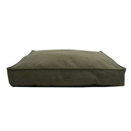 Dog Bed Canvas Mattress Green 80x60cm