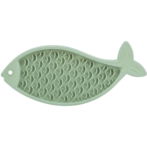 Dog Training Aid Lick 'n' Snack Mat silicone 28cm Sage