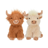 Dog Toy Plush Highland Cow Shaggy 20cm