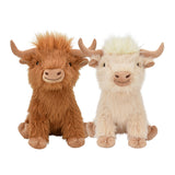 Dog Toy Plush Highland Cow Shaggy 35cm