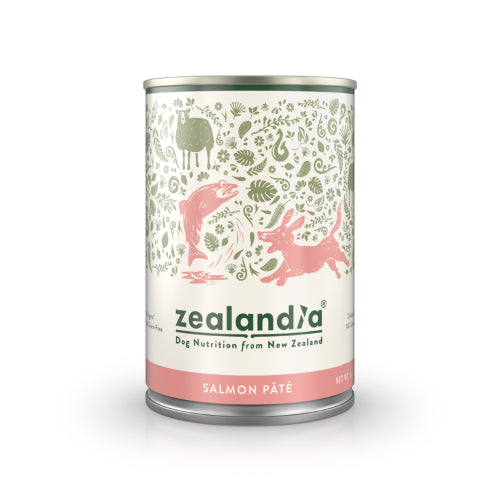 Dog Food Zealandia Dog - Salmon Pate 385g x12