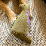 Dog Toy Plush Beco Iggy the Iguanodon - Med