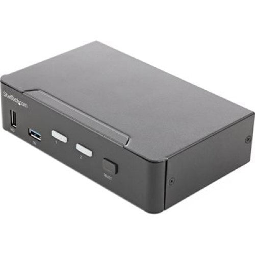 2 Port HDMI KVM Switch 4K 60Hz w USB Hub