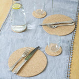 Set Of 6 Round Coasters In Fsc® Certifie