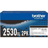 Brother TN2530XL Black Toner 2 Pack (TN2530XL2PK)