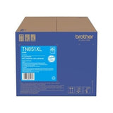 Brother TN851XLC XL Cyan Toner Cartridge (TN851XLC)