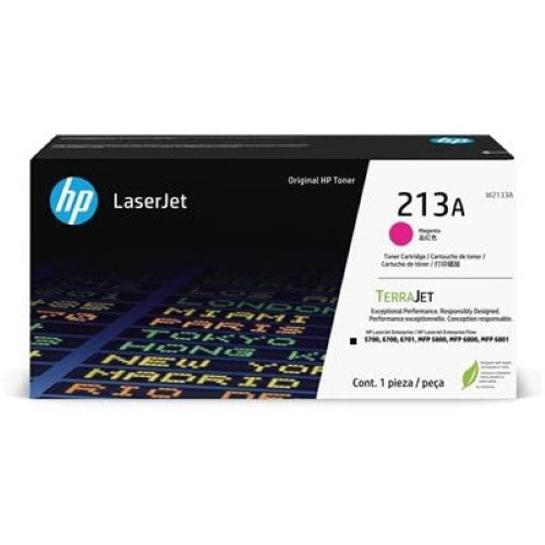 HP 213A Magenta Original LaserJet Toner Cartridge (W2133A)
