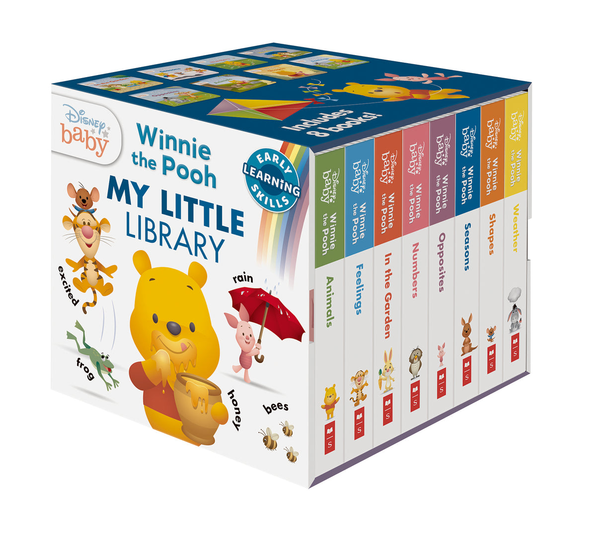 Winnie the Pooh: My Little 8-Book Library Cube (Disney Baby)