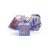 Sirius Dice - D&D Adventure Dice - Wizard - Blue