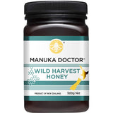 Dark, rich Manuka Doctor Wild Harvest Honey from New Zealand, renowned for its unique flavor and health benefits.