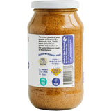 Forty Thieves Almond Butter Smooth in a 500g recycled glass jar, showcasing a rich and slightly textured almond spread.