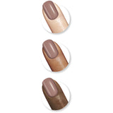 Sally Hansen Insta-Dri Nail Polish in Buff And Tumble offers quick-dry, full-coverage shine in a versatile neutral shade.